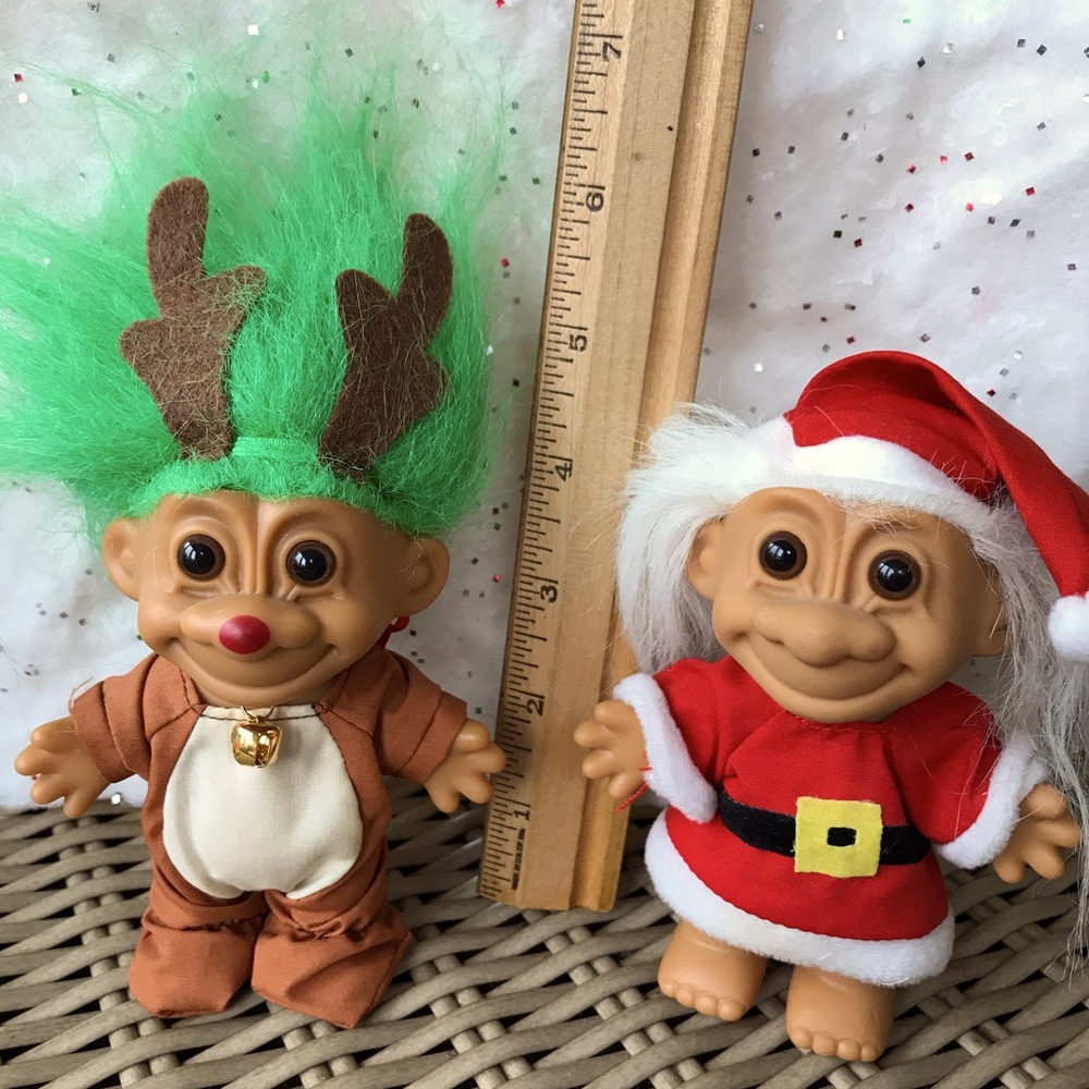 Set of Russ Santa and Reindeer